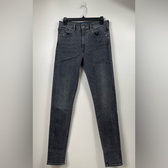 LEVI'S MEN'S 512 SLIM TAPER FIT SILVER HIGH SKINNY MID RISE JEANS W30/L32